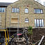 Large 3 storey extension and landscaping. Birkby, Huddersfield